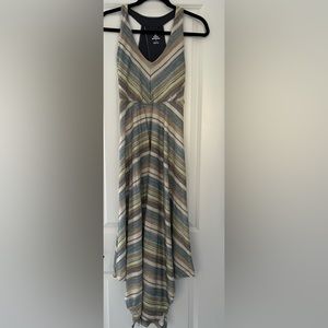 Prana asymmetrical multi color dress size s